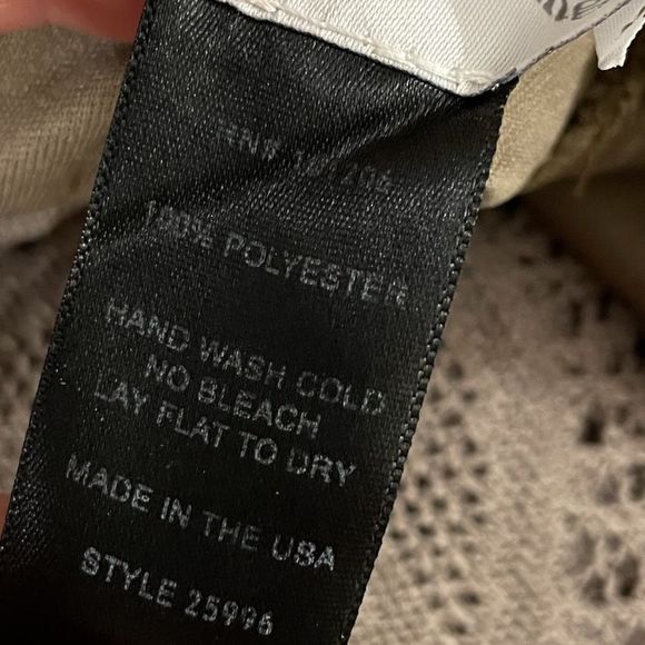 Soft Surroundings Crochet Like Hippie Boho Western Asymmetric Long Sleeve Tunic - Picture 7 of 7